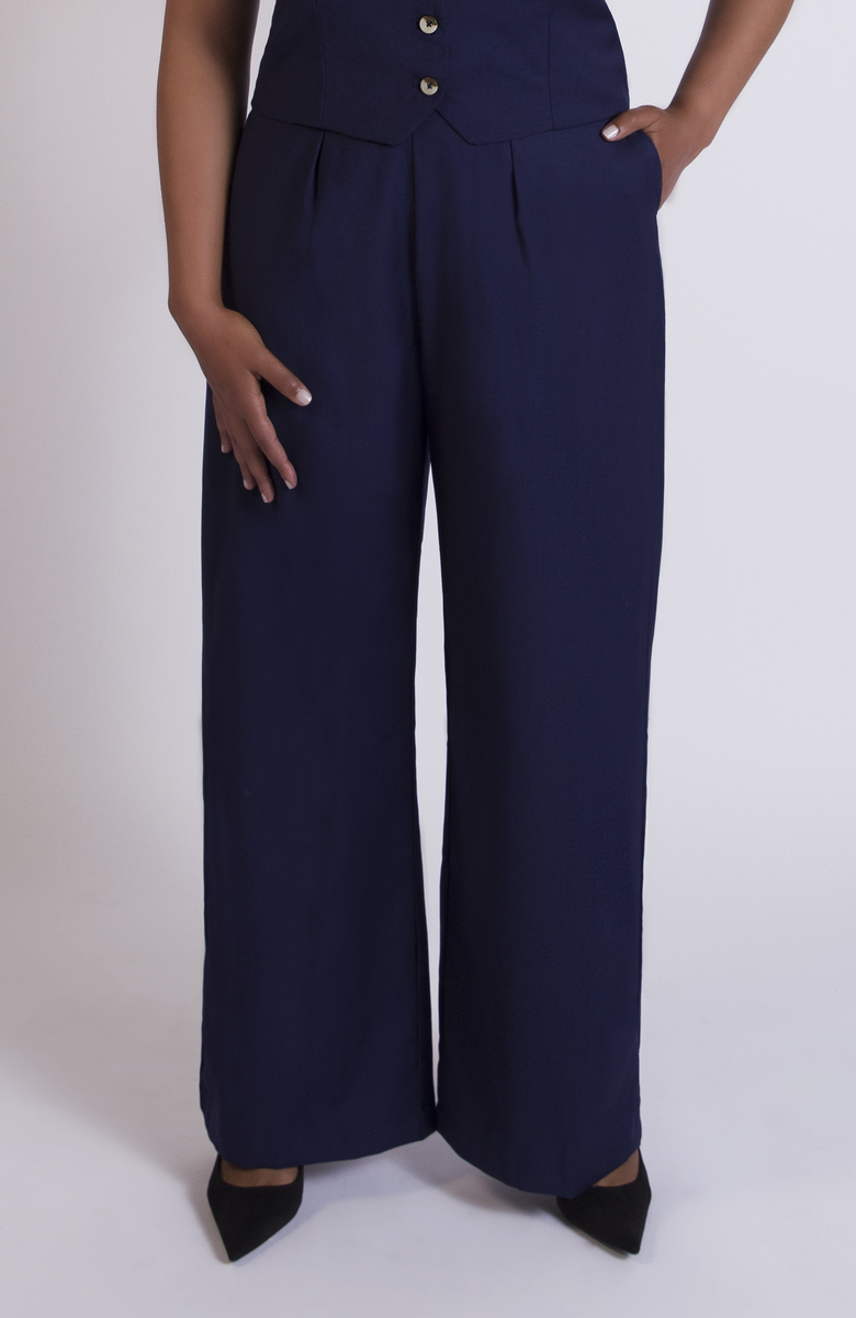 パンツ LIGHT MELTON WOOL NAVYPANTS 42,900 The Wool Wide Leg Pant For Full Hips And Thighs – Aam The Label
