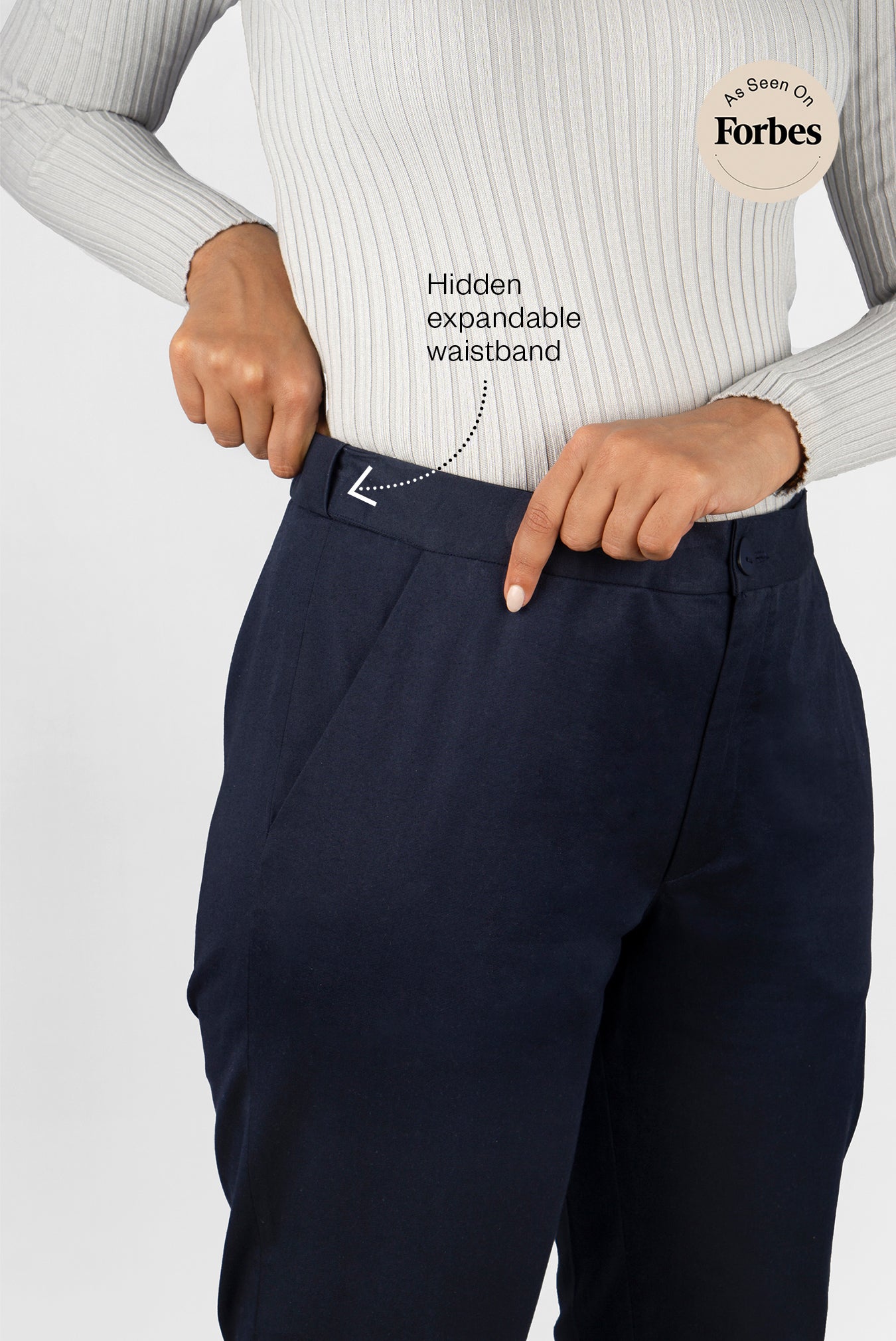 The Flex Waist Pant With Expandable Waistband – Aam The Label