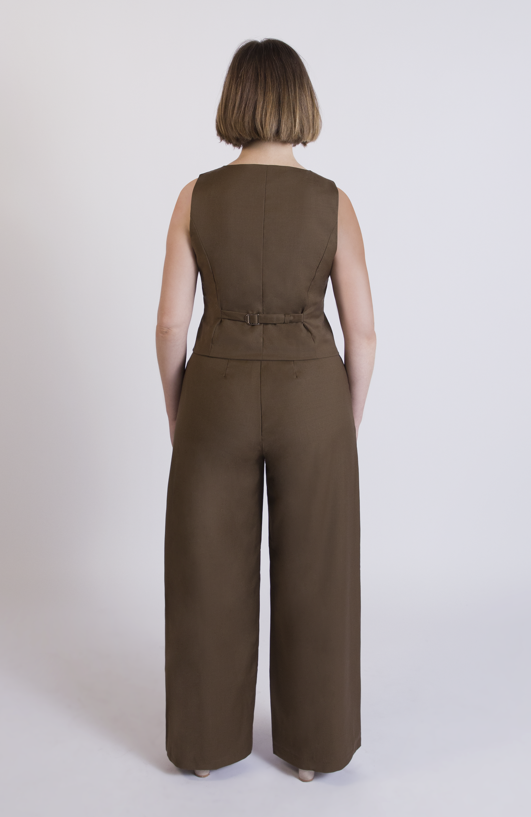 The Wool Wide Leg Pant For Full Hips And Thighs – Aam The Label
