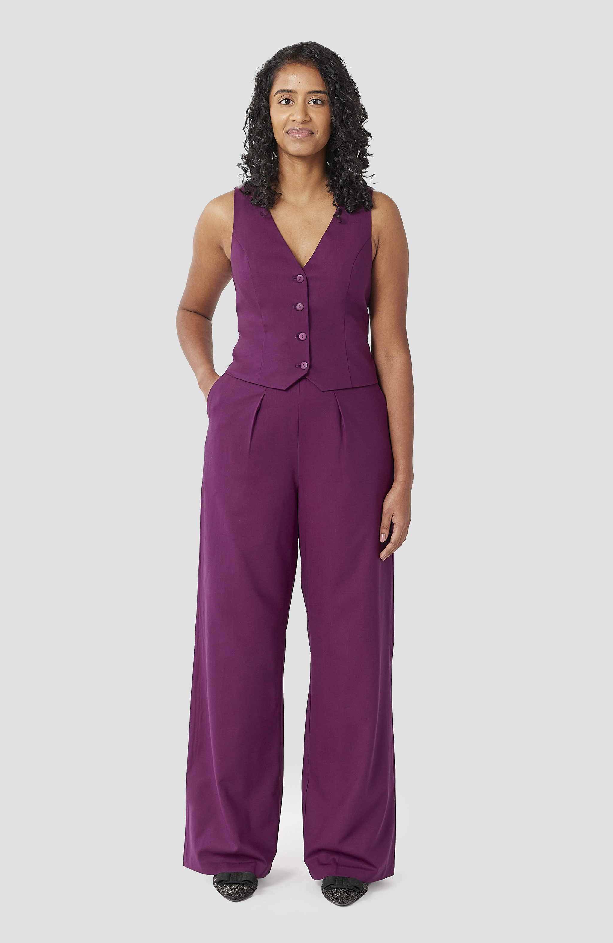 Wool Pants For Full Hips And Thighs – Aam The Label display picture 1